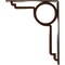 Ekena Millwork Maria Wrought Iron Bracket, (Triple center brace), Antiqued Copper 2"W x 12"D x 15"H BKTM02X12X15TMAACO - alternate 4